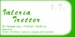 valeria tretter business card