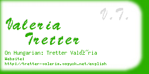 valeria tretter business card